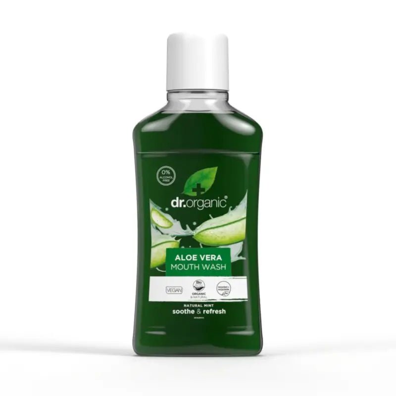Dr.Organic Aloe Vera Mundspülung, 500 ml