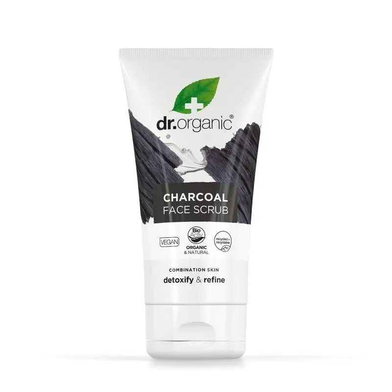 Dr.Organic Activated Charcoal Facial Scrub Fettige Haut, 125 ml