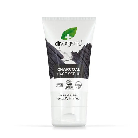 Dr.Organic Activated Charcoal Facial Scrub Fettige Haut, 125 ml
