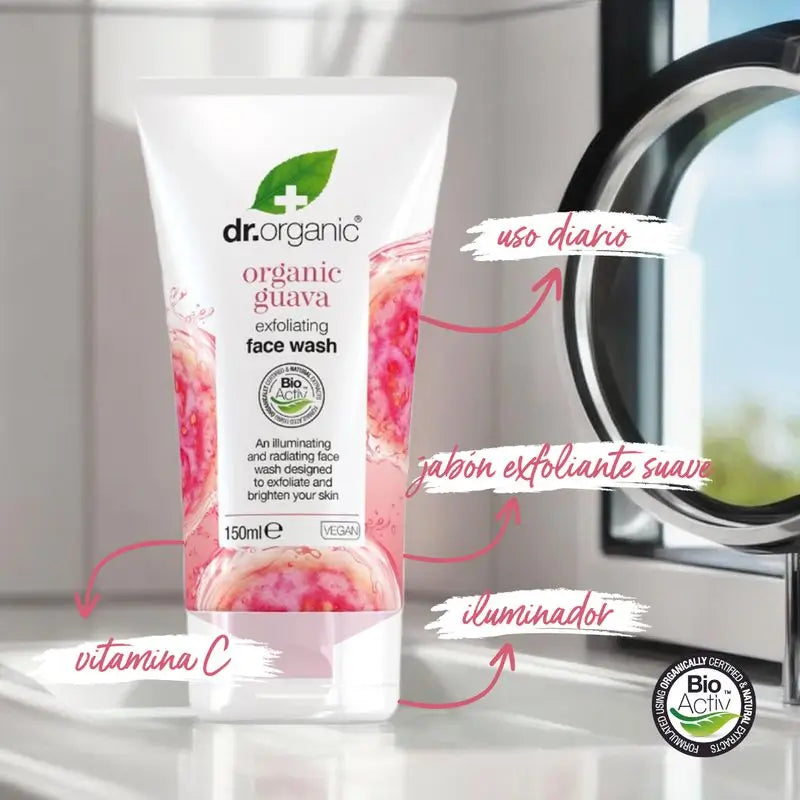 Dr. Organic Guava Gesichtspeeling 150Ml.