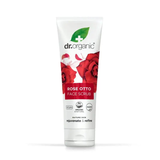 Dr.Organic Rosa Damascena Mature Skin Gesichtspeeling, 125 ml