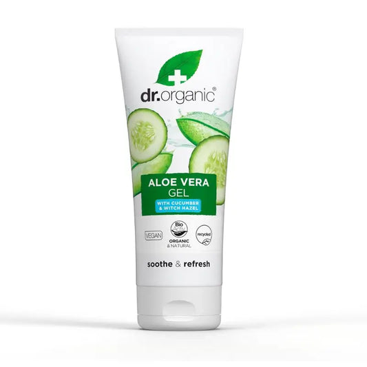 Dr.Organic Aloe Vera Feuchtigkeitsspendendes Körpergel Alle Hauttypen, 200 ml