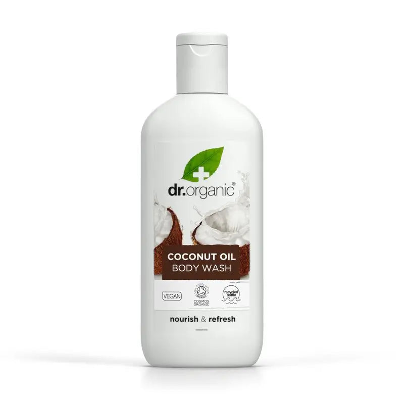 Dr.Organic Kokosnussöl Duschgel Trockene Haut, 250 ml