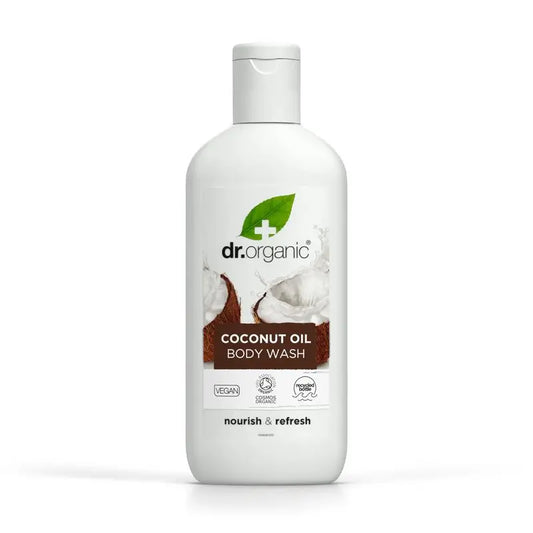 Dr.Organic Kokosnussöl Duschgel Trockene Haut, 250 ml