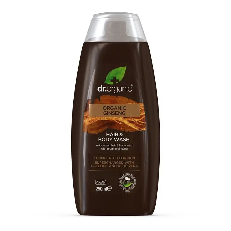 Dr. Organic Organic Ginseng Bade- und Haargel 250ml.