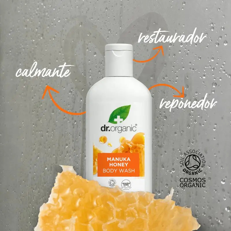 Dr.Organic Manuka Honig Duschgel Trockene & Empfindliche Haut, 250 ml