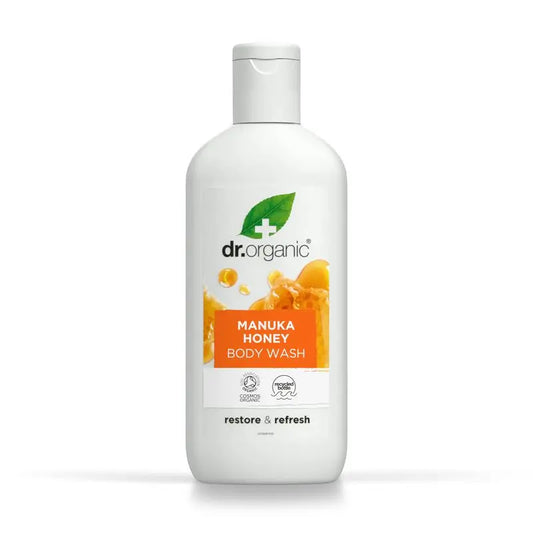 Dr.Organic Manuka Honig Duschgel Trockene & Empfindliche Haut, 250 ml