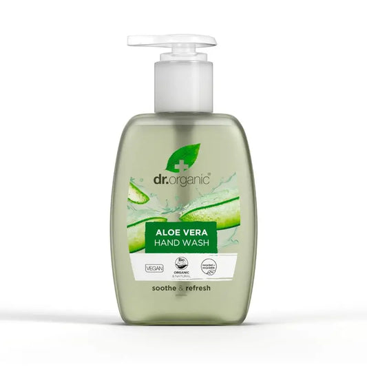 Dr.Organic Aloe Vera Handseife Alle Hauttypen, 250 ml