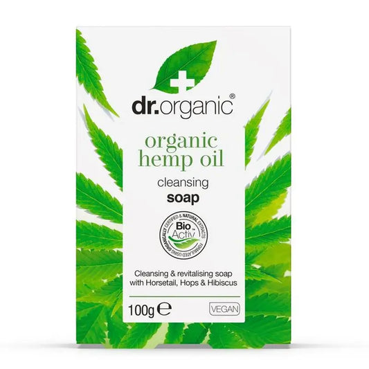 Dr. Organic Bio Hanföl Bar Seife 100Gr.