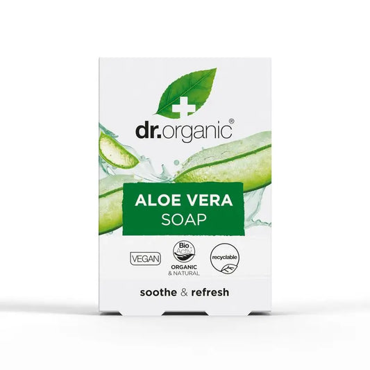 Dr.Organic Aloe Vera Seife Bar für alle Hauttypen, 100 gr