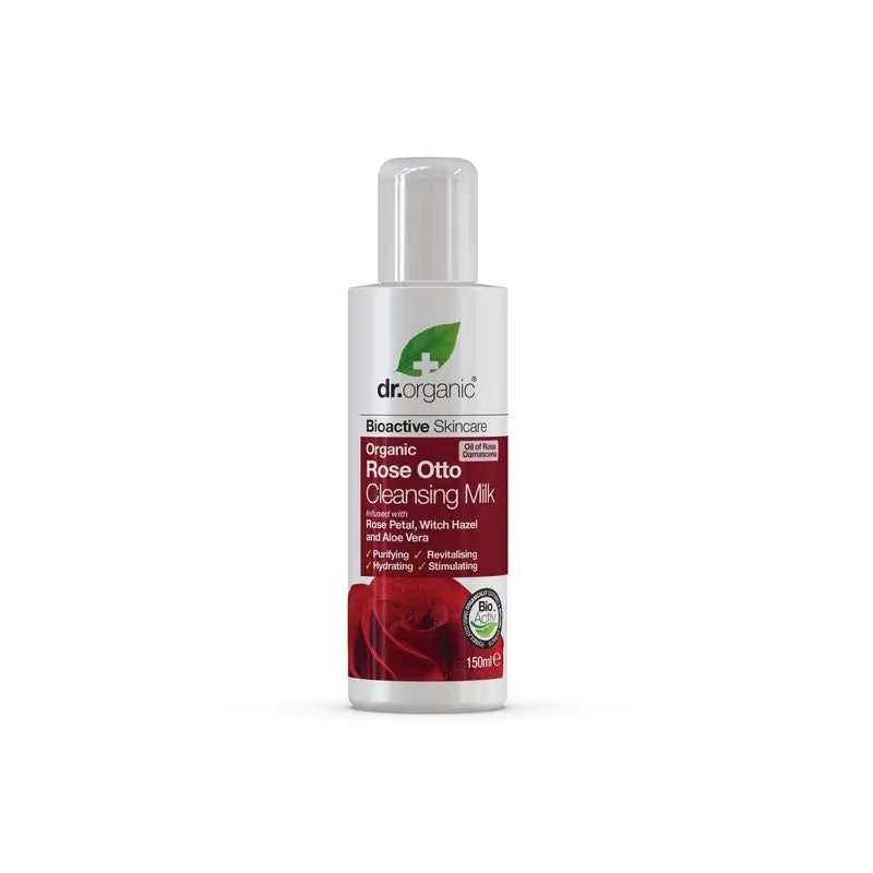 Dr. Organic Damaszener-Rosen-Reinigungsmilch 150ml.