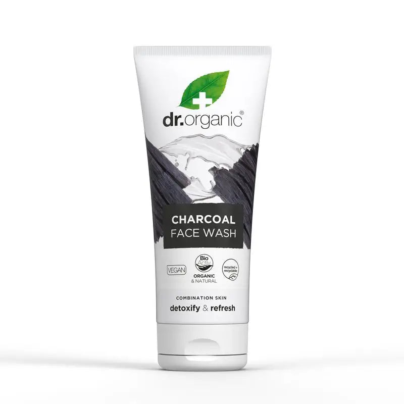Dr.Organic Activated Charcoal Facial Cleanser Fettige Haut, 200 ml