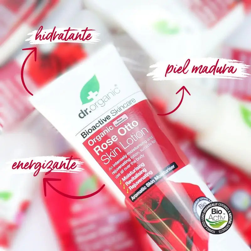 Dr. Organic Damaszener Rose Körperlotion 200Ml.