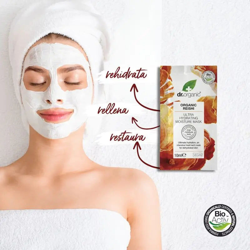 Dr. Organic Reishi Gesichtsmaske 10Ml.