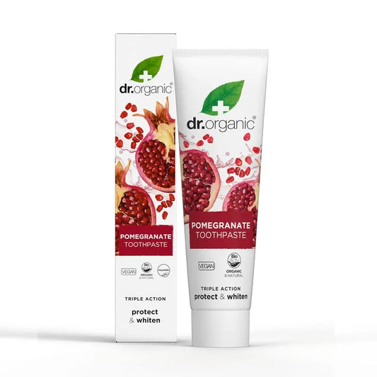 Dr.Organic Granatapfel Triple Action Zahnpasta, 100 ml