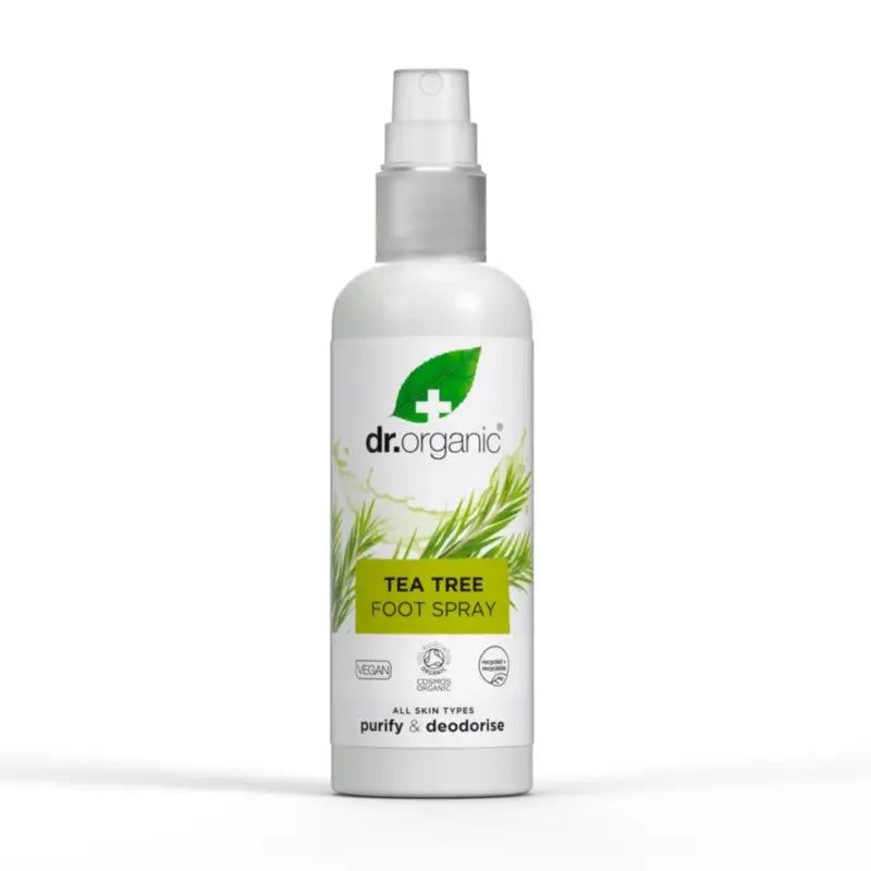 Dr.Organic Fußdeodorant-Spray mit Teebaumöl, 100 ml