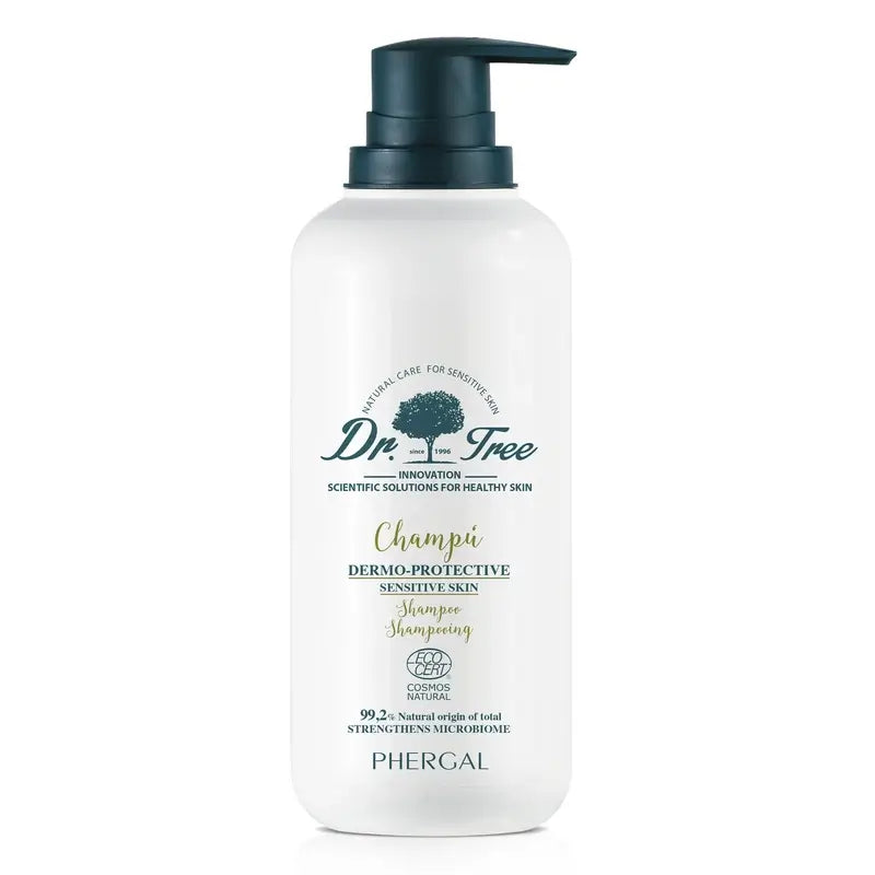 Dr. Tree Natural Dermo-Protective Shampoo für empfindliche Kopfhaut 400 Ml