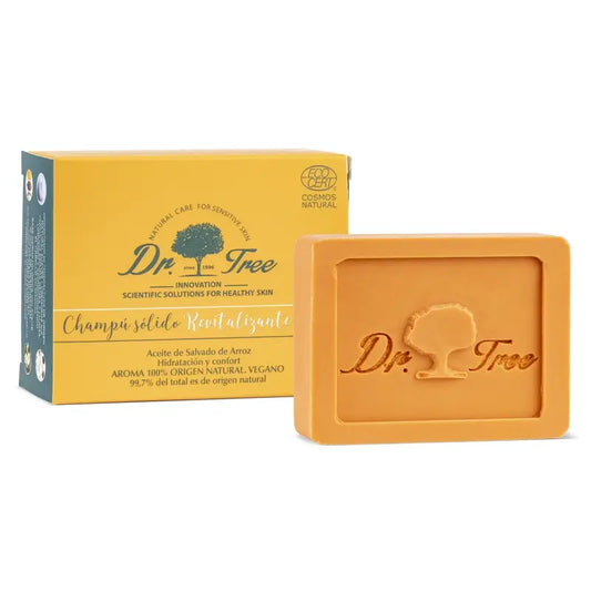 Dr. Tree Eco Revitalisierendes Festes Shampoo für empfindliche Kopfhaut