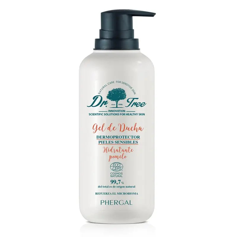 Dr. Tree Natural Grapefruit Duschgel Feuchtigkeitsspendend Empfindliche Haut 500Ml