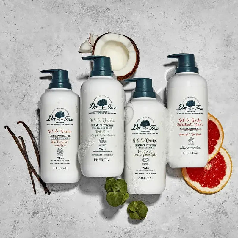 Dr. Tree Natural Rosmarin Reinigende Duschgel empfindliche Haut 500Ml