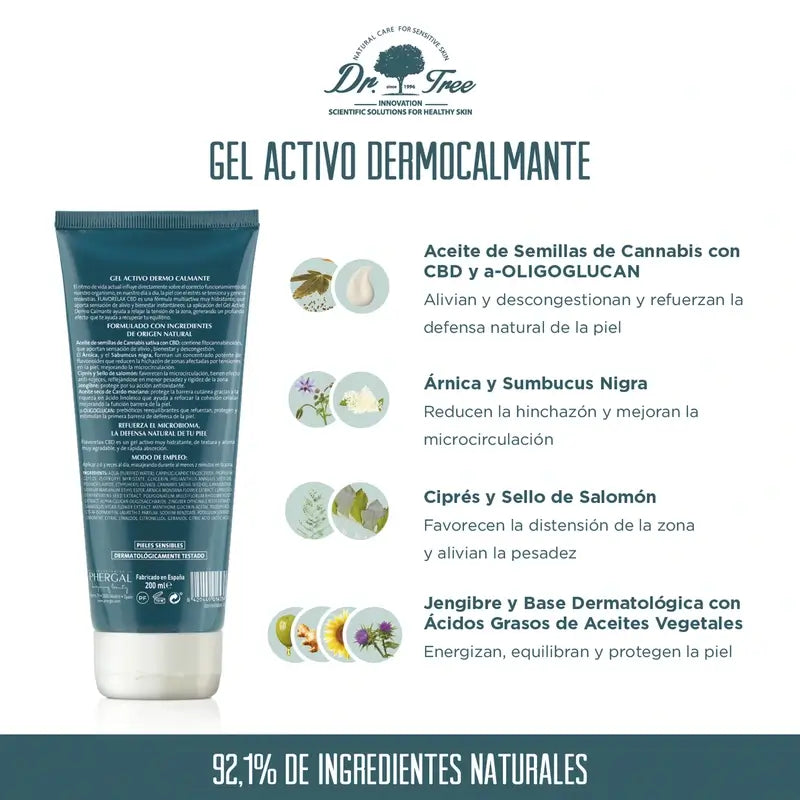 Dr. Tree Flavorelax Gel mit beruhigendem Cbd 200Ml