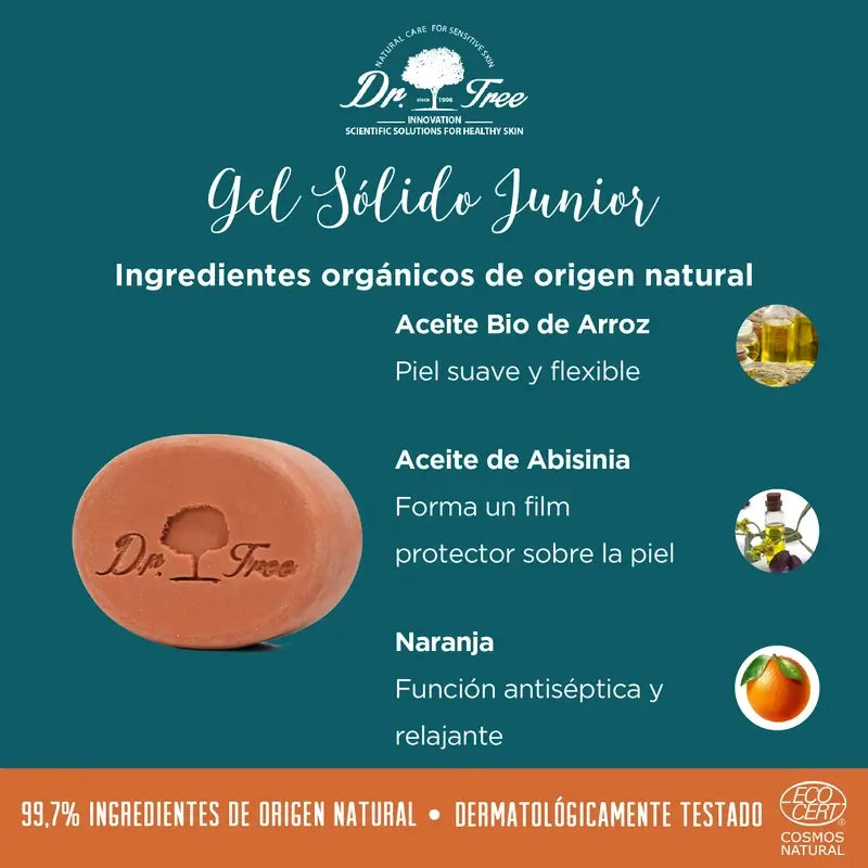 Dr. Tree Natural Junior Festes Gel Empfindliche Haut