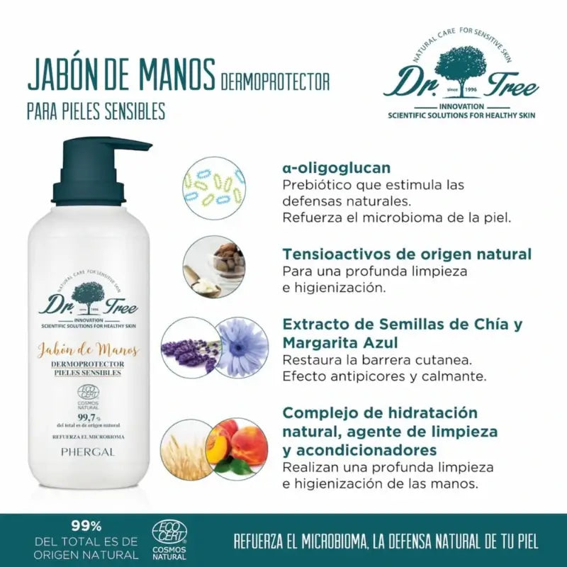 Dr. Tree Natural Sensitive Skin Handseife 200Ml