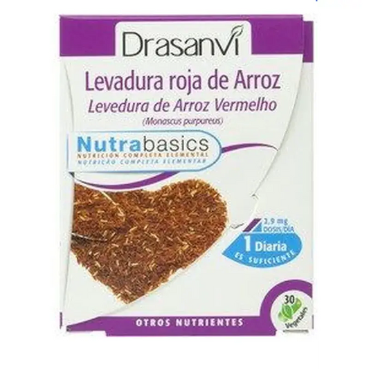 Drasanvi Roter Hefereis (2,9Mg Monacolin K) Nutrabasic , 30 Kapseln