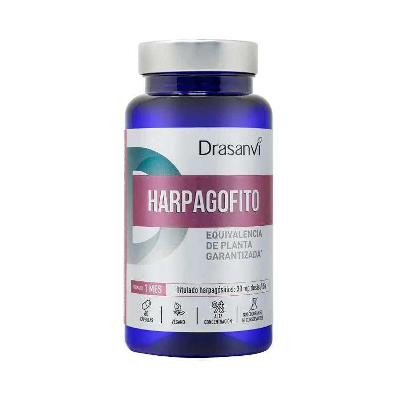 Drasanvi Harpagofito 60 Kapseln Nutrabasicos Drasanvi Flasche