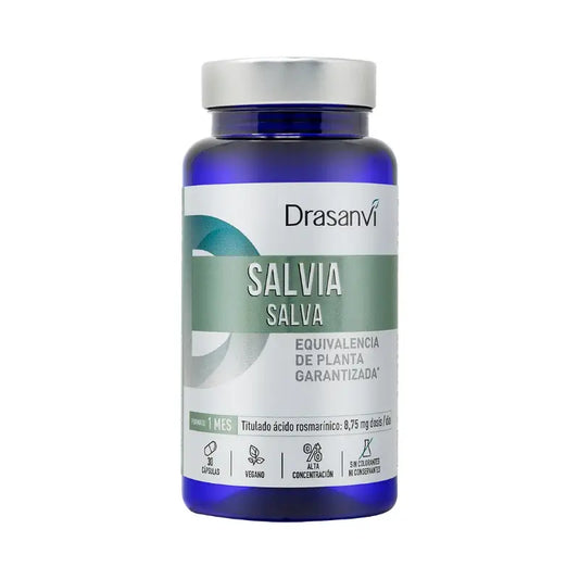 Drasanvi Salvia 30 Kapseln Nutrabasicos Drasanvi Flasche