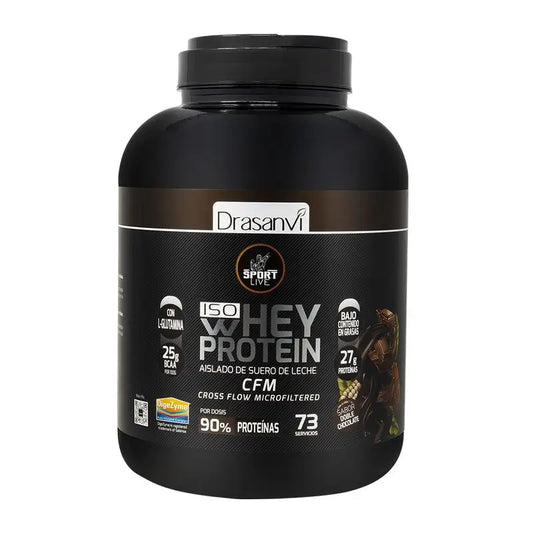 Drasanvi Sport Live Whey Protein Isolat Doppelschokolade , 2 kg