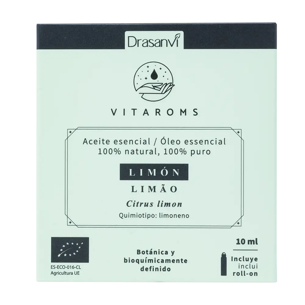 Drasanvi Vitaroms Zitrone Ätherisches Öl Bio , 10 ml