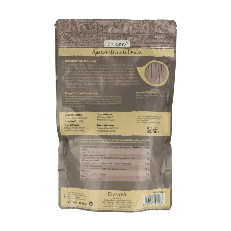 Drasanvi Xylitol Birkenzucker Doypack Superalime , 300 g