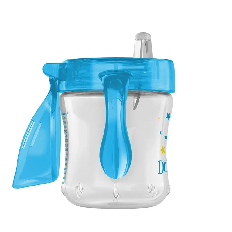 Dr.Brown's Soft Mundstück Transition Cup Blaue Sterne, 180 ml