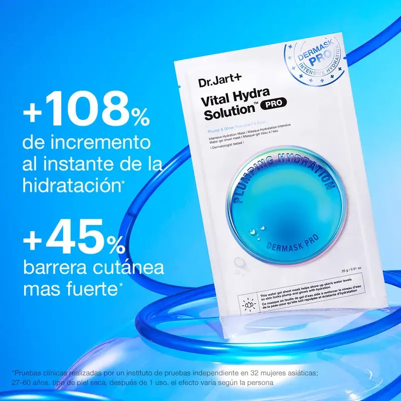 Dr. Jart+ Dermask Vital Hydra Solution Pro Feuchtigkeitsspendende Gesichtsmaske, 26g