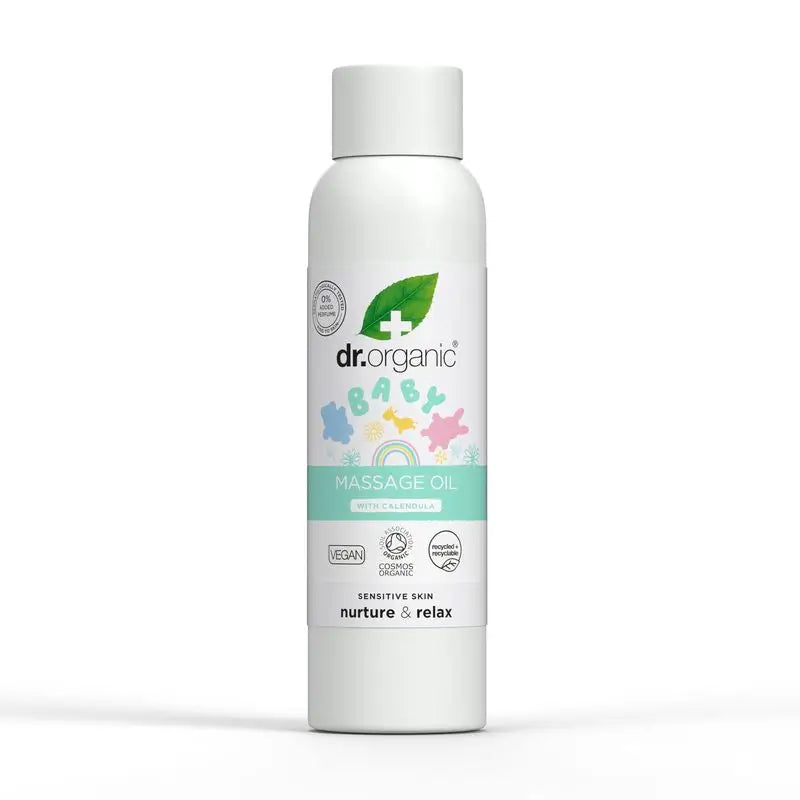 Dr.Organic Mum & Baby Baby-Massage-Öl nährt, pflegt, beruhigt, beruhigt, 150 ml
