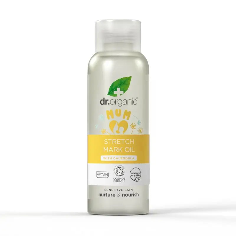 Dr.Organic Mom & Baby Dehnungsstreifen-Öl, straffend, glättend, pflegend, 100 ml
