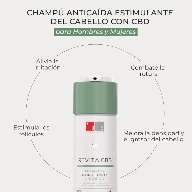 Ds Laboratories Revita Cbd Antioxidans & Stimulierendes Anti-Haarausfall Shampoo, 205 ml