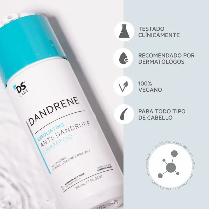 Ds Laboratories Dandrene Anti-Schuppen Peeling Shampoo, 205ml