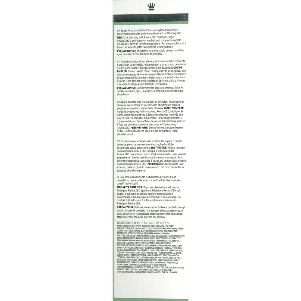 Ds Laboratories Revita Cbd Antioxidans & Stimulierende Anti-Haarausfall Conditioner 205 ml