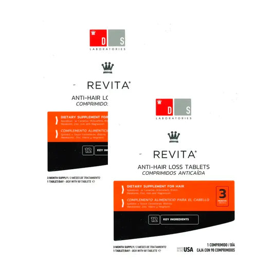 Ds Laboratories Revita Anti-Haarausfall Tabletten, Packung 2 x 90 Einheiten