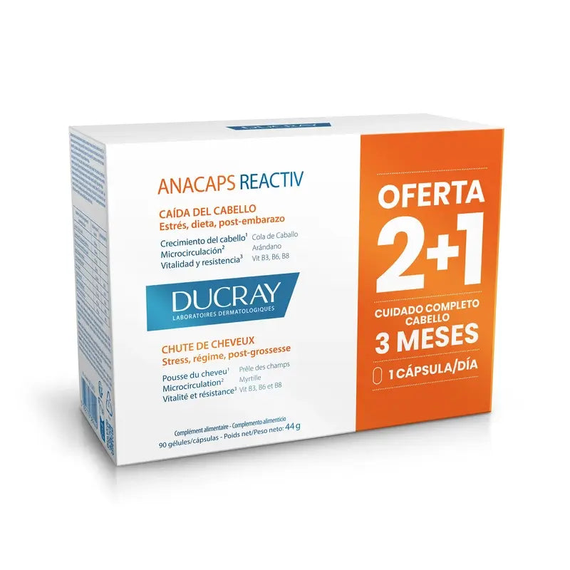 Ducray Anacaps Reactiv, 90 Kapseln