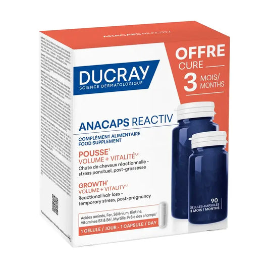 Ducray Anacaps Reactiv Caps Nc, 90 Kapseln