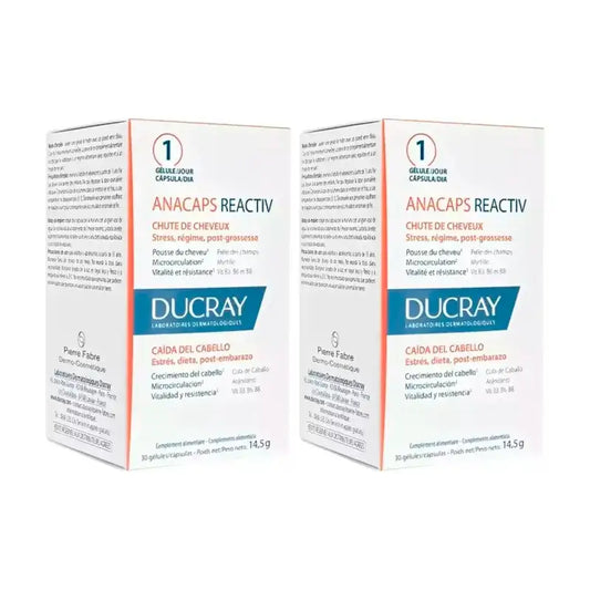 Ducray Anacaps Reactiv, Packung 2 x 30 Kapseln