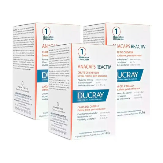 Ducray Anacaps Reactiv, Packung 3 x 30 Kapseln
