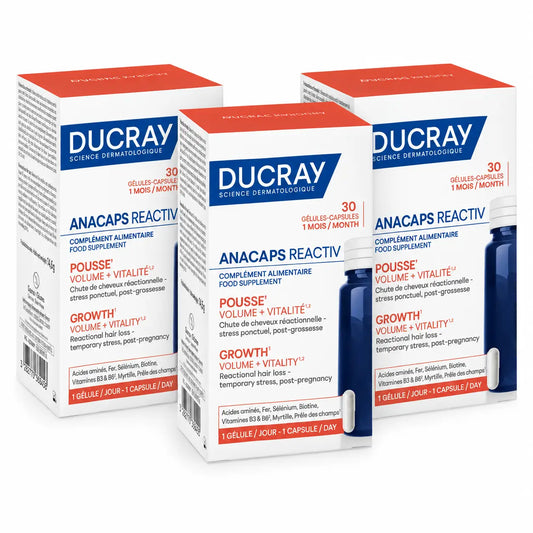 Ducray Anacaps Reactiv, Packung 3 x 30 Kapseln