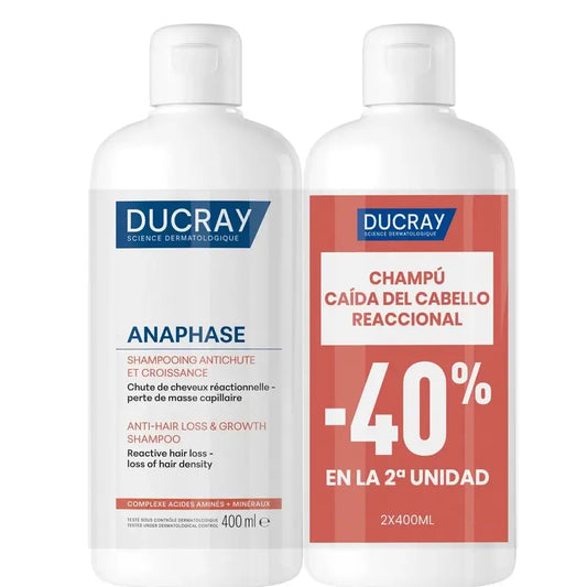 Ducray Anaphase Reaktive Anti-Haarausfall und Wachstum Shampoo Duo Pack 2x400ml