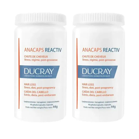 Ducray Haarausfall Nahrungsergänzungsmittel Anacaps Reactiv, Packung 2 x 90 Tabletten