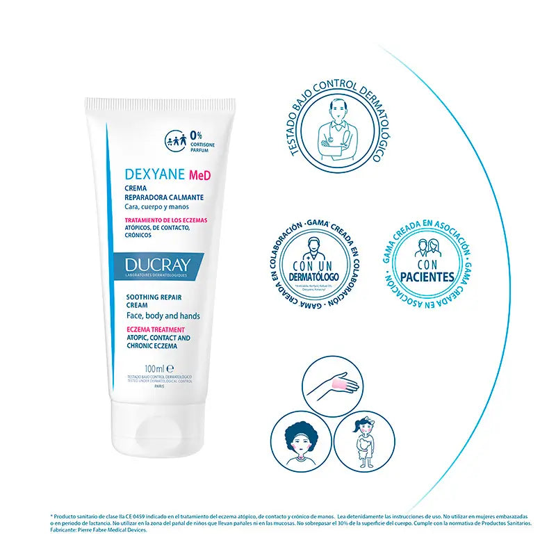 Ducray Dexyane Med Beruhigende Repairing Creme 100 ml