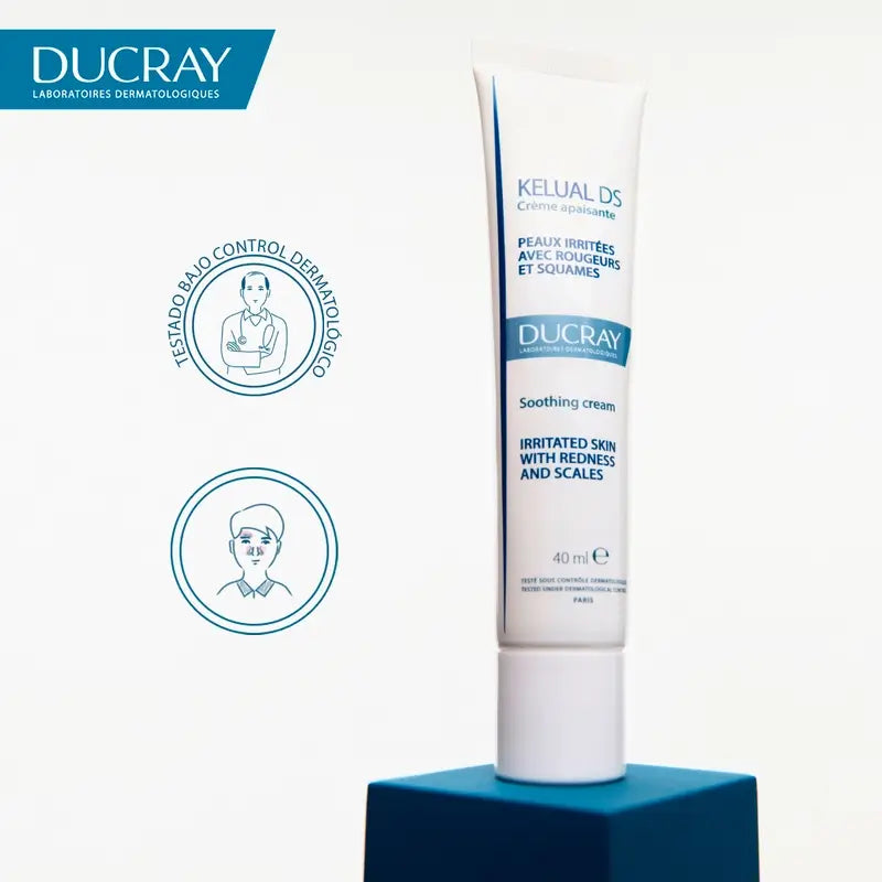 Ducray Kelual Ds Beruhigende Gesichtscreme , 40 ml